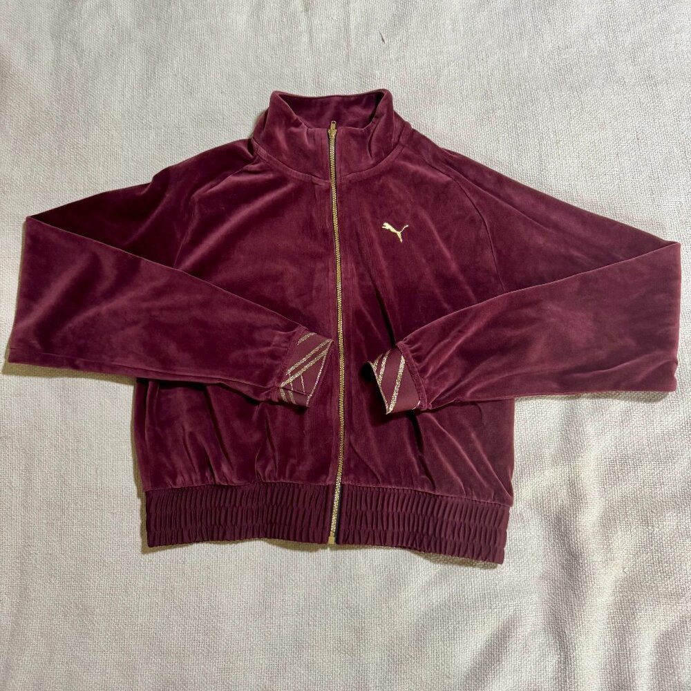 Velour Puma Zip Jacket